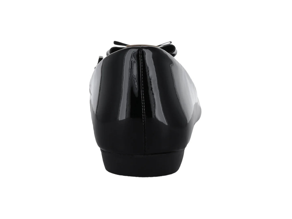 Zapatos Flats MeliAna Negros de Charol para Mujer