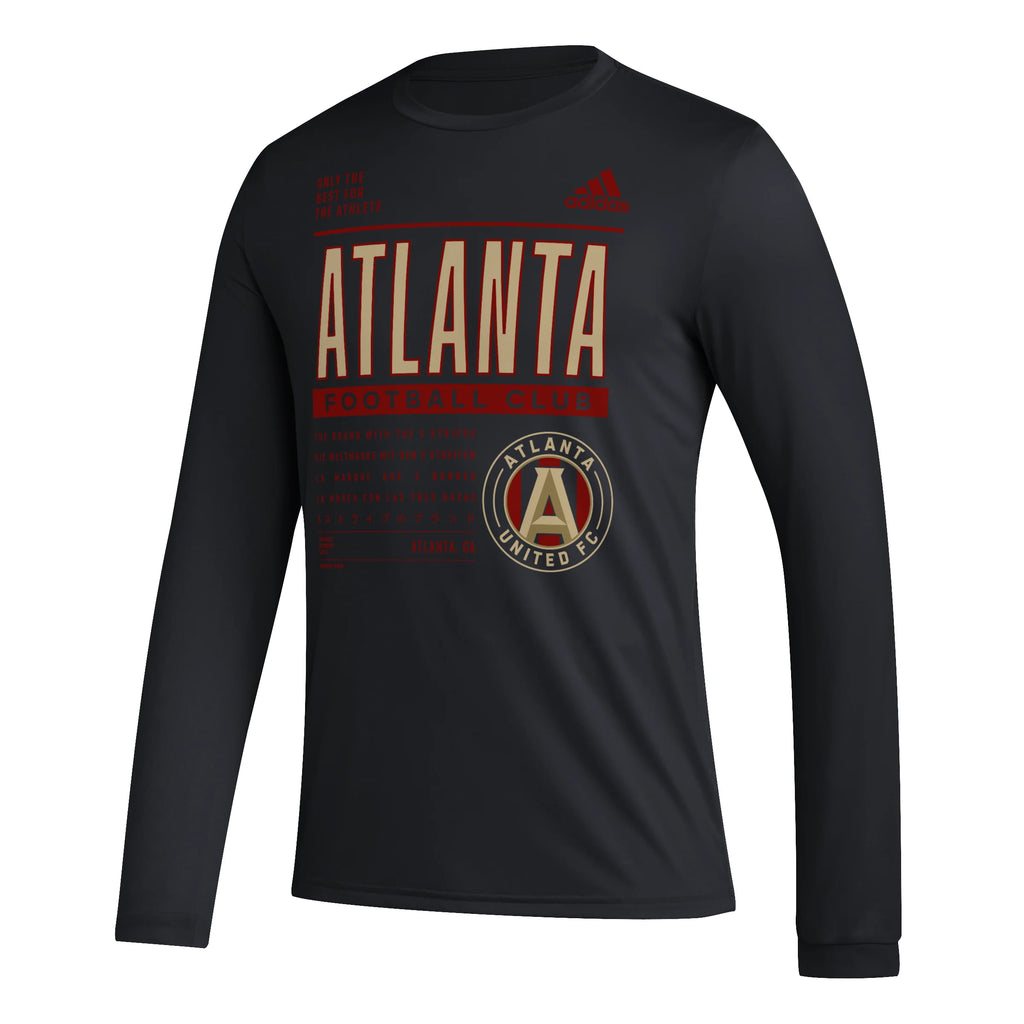 adidas MLS Pre Game Tee Black