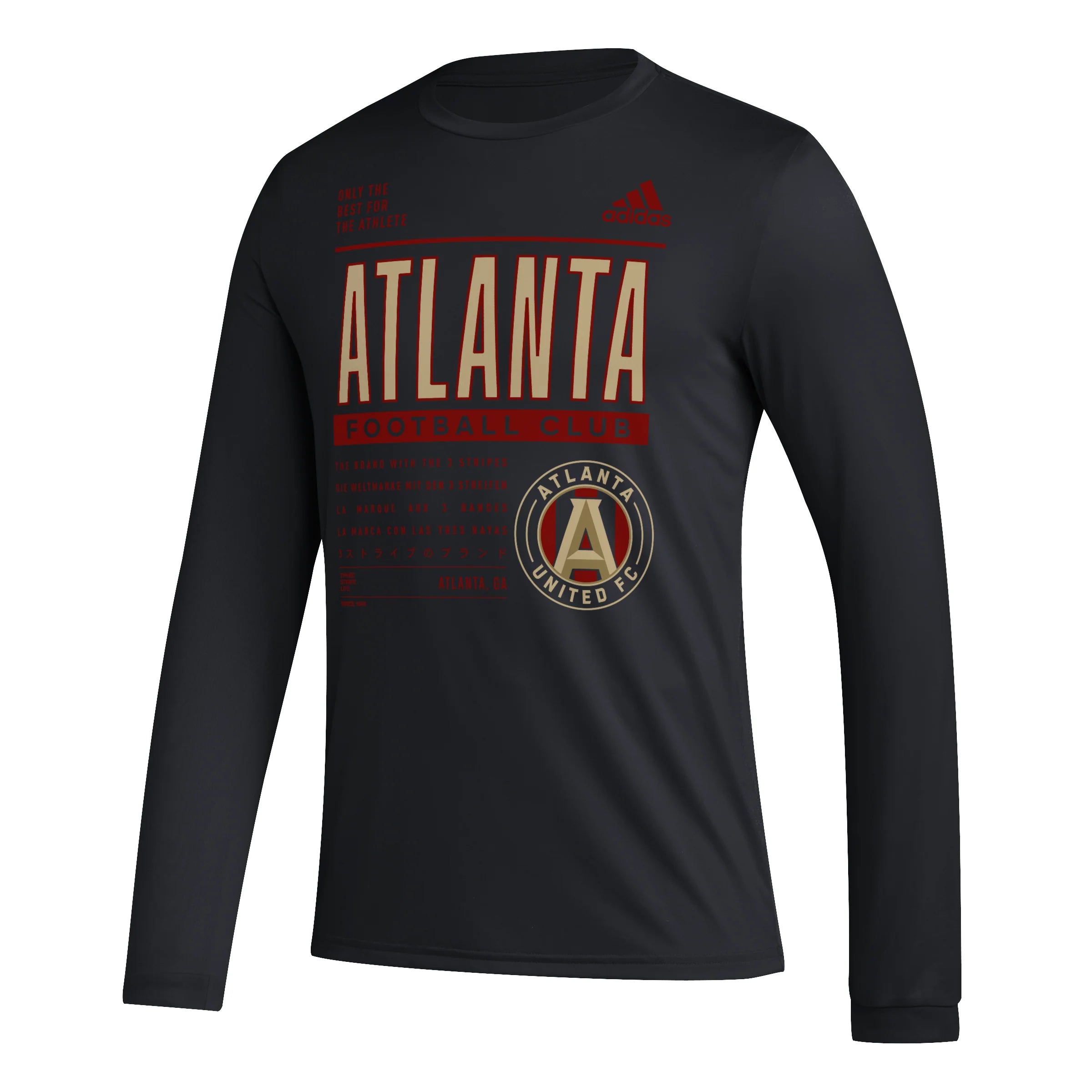 adidas MLS Pre Game Tee Black