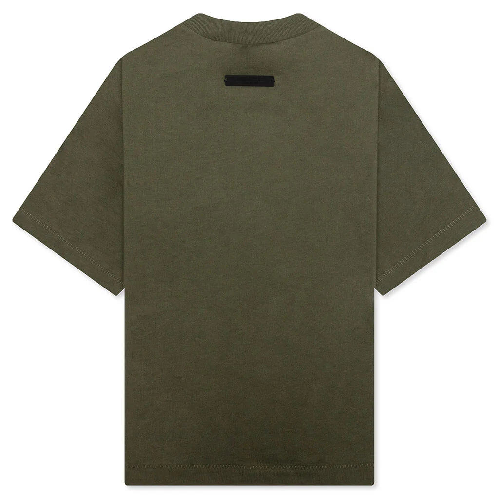 Kids Jersey Crewneck Tee Military