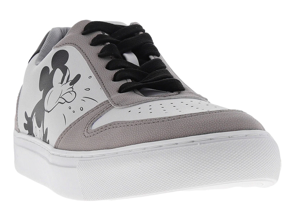 Tenis W Capsule Mickey Mouse Blanco y Gris para Hombre