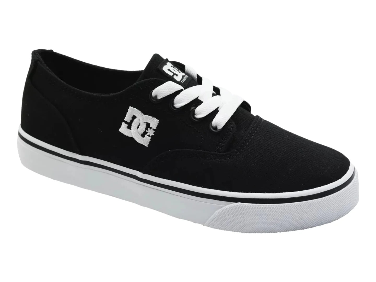 Tenis DC Shoes Flash 2 TX Negro con Blanco