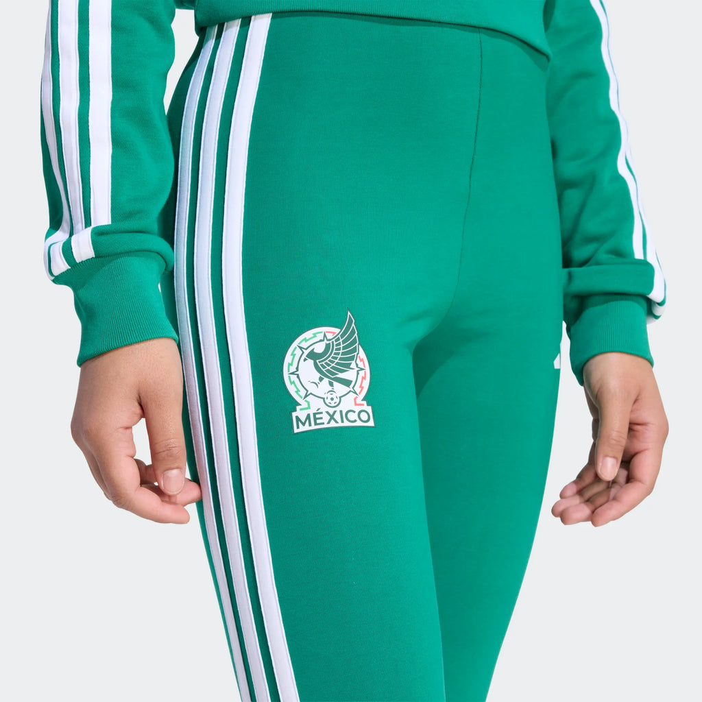 adidas Mexico DNA Womens Soccer Leggings Green