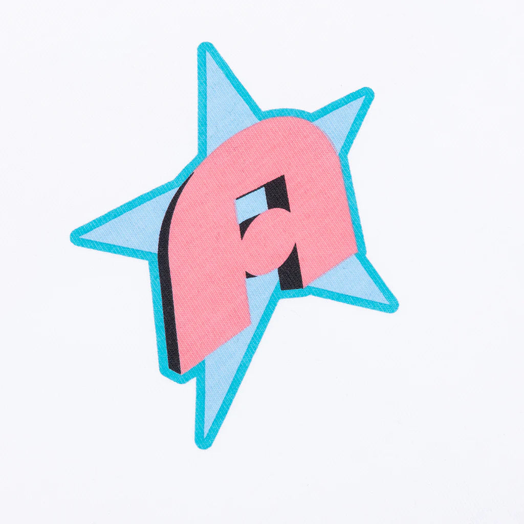 Star A S S Tee White