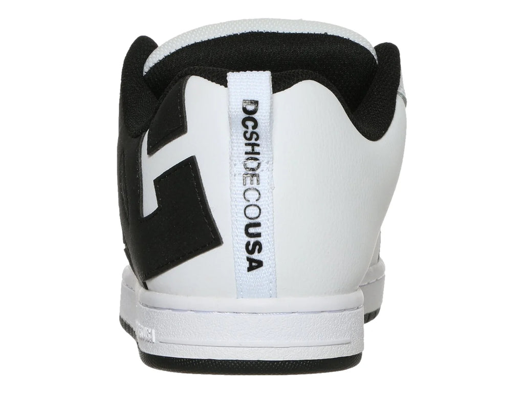 Tenis DC Shoes Court Graffik Blancos y Negros para Hombre
