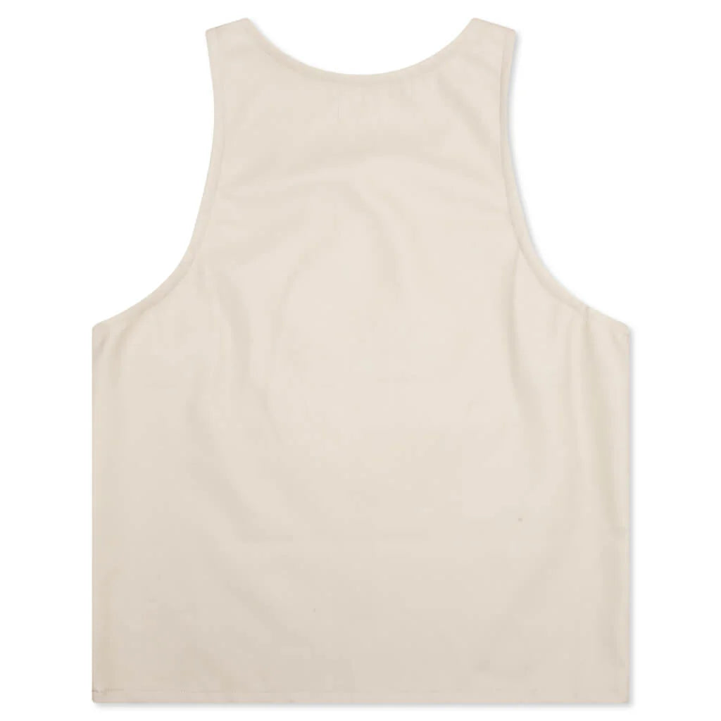 Vegan Leather Tank Bone