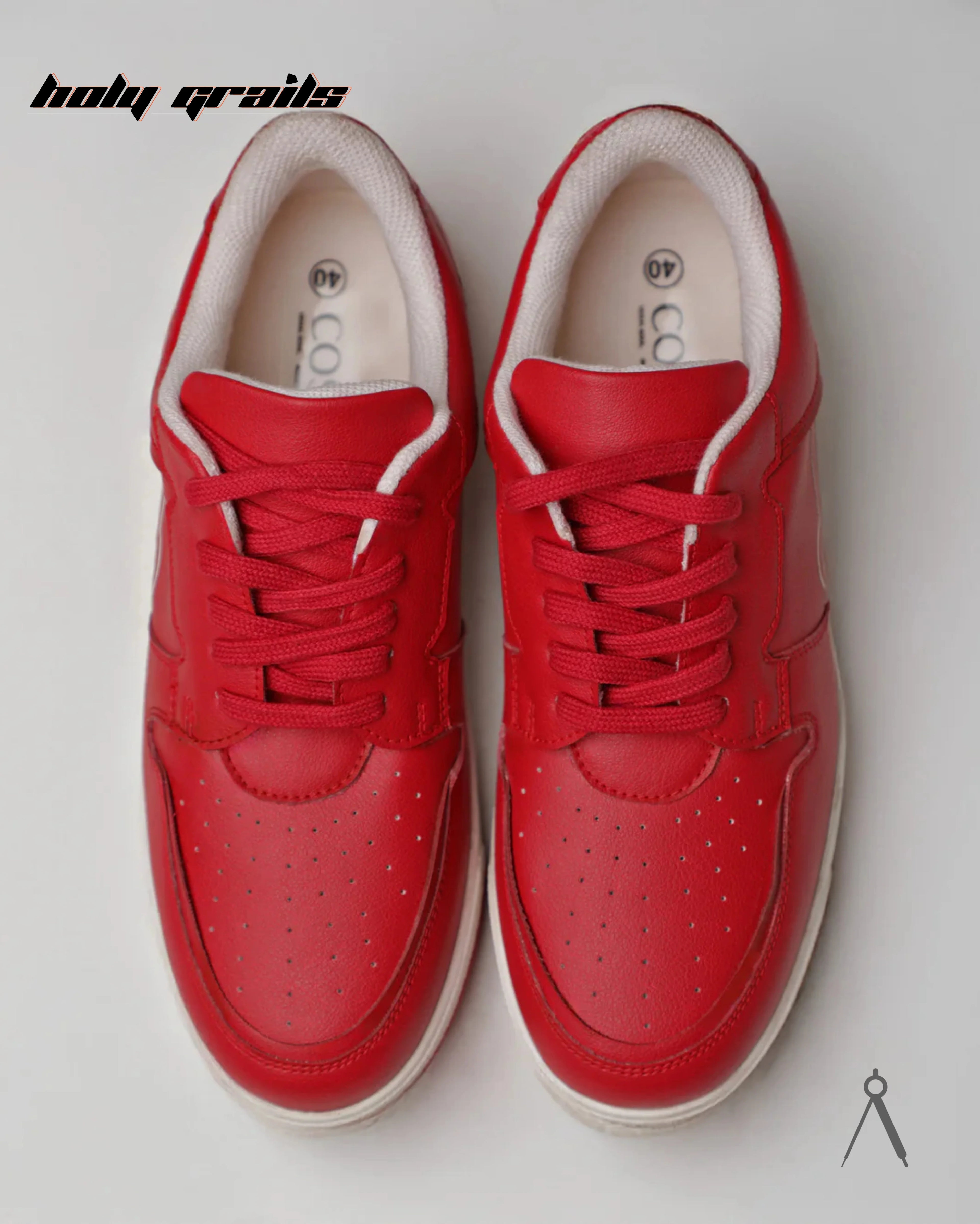 Theta Monotone Red Sneaker HG x Cos Tan