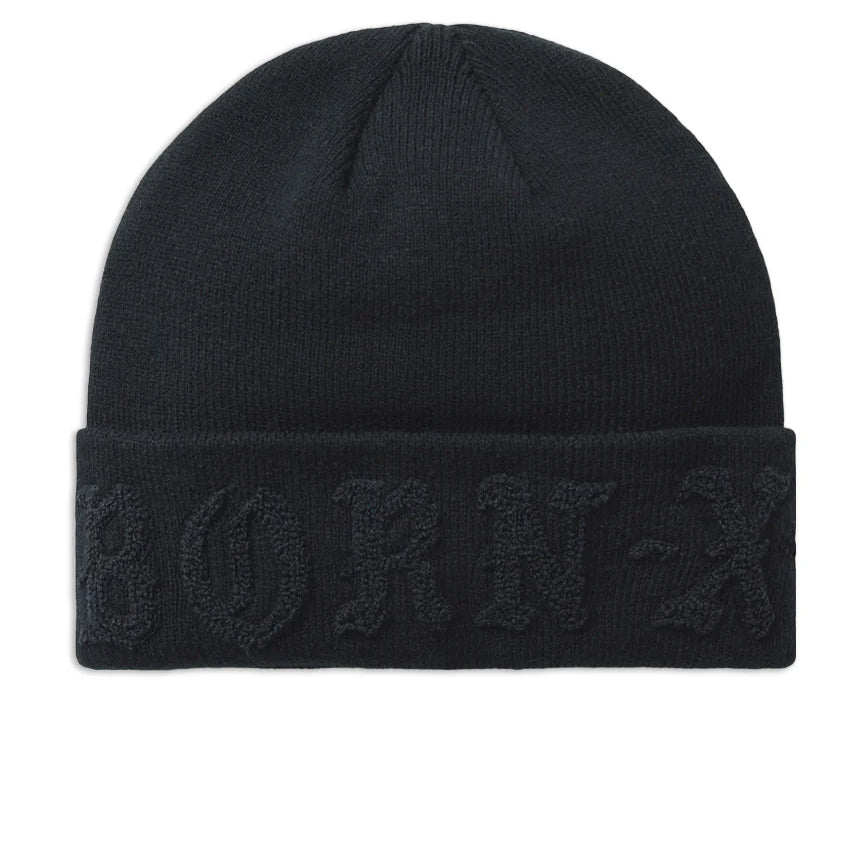 BxR Tonal Knit Beanie Black
