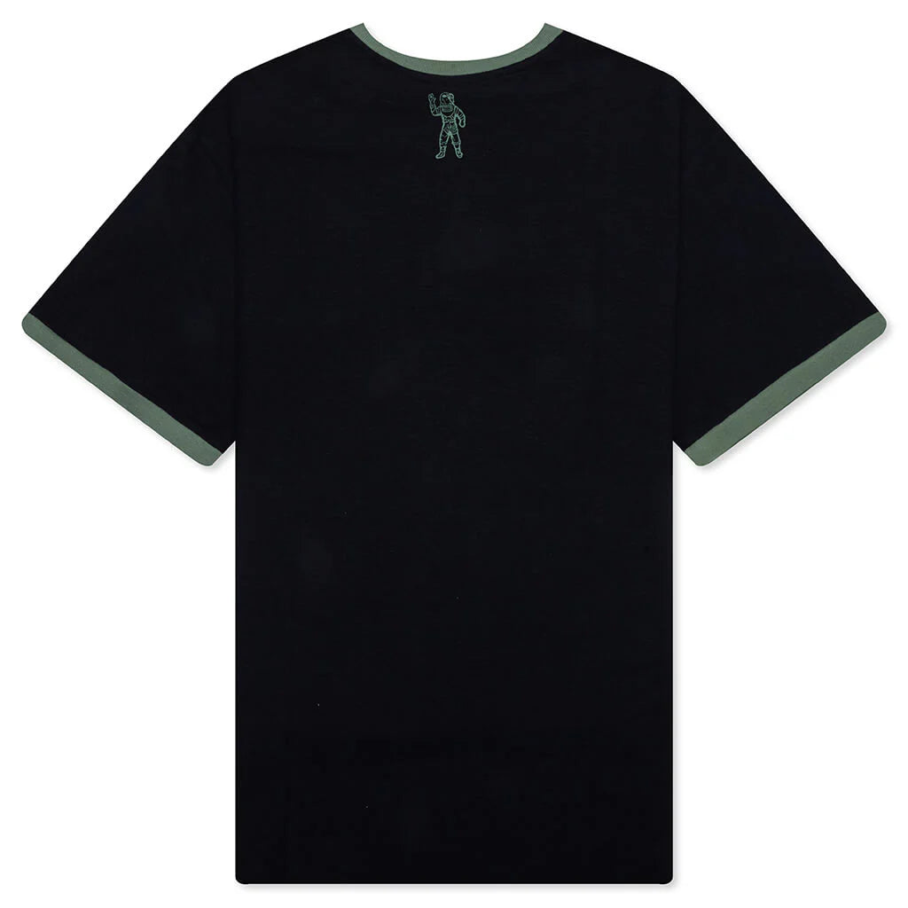 Record S S Knit Shirt Black