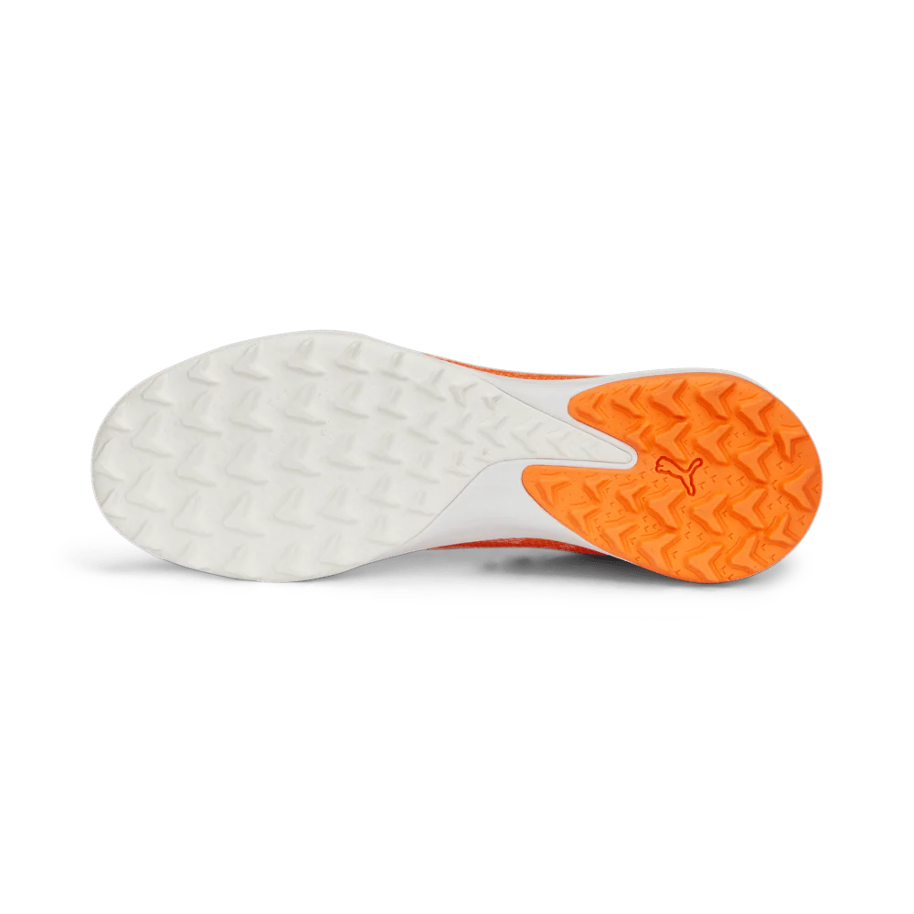 PUMA Ultra Match TT Turf Soccer Cleats Orange White