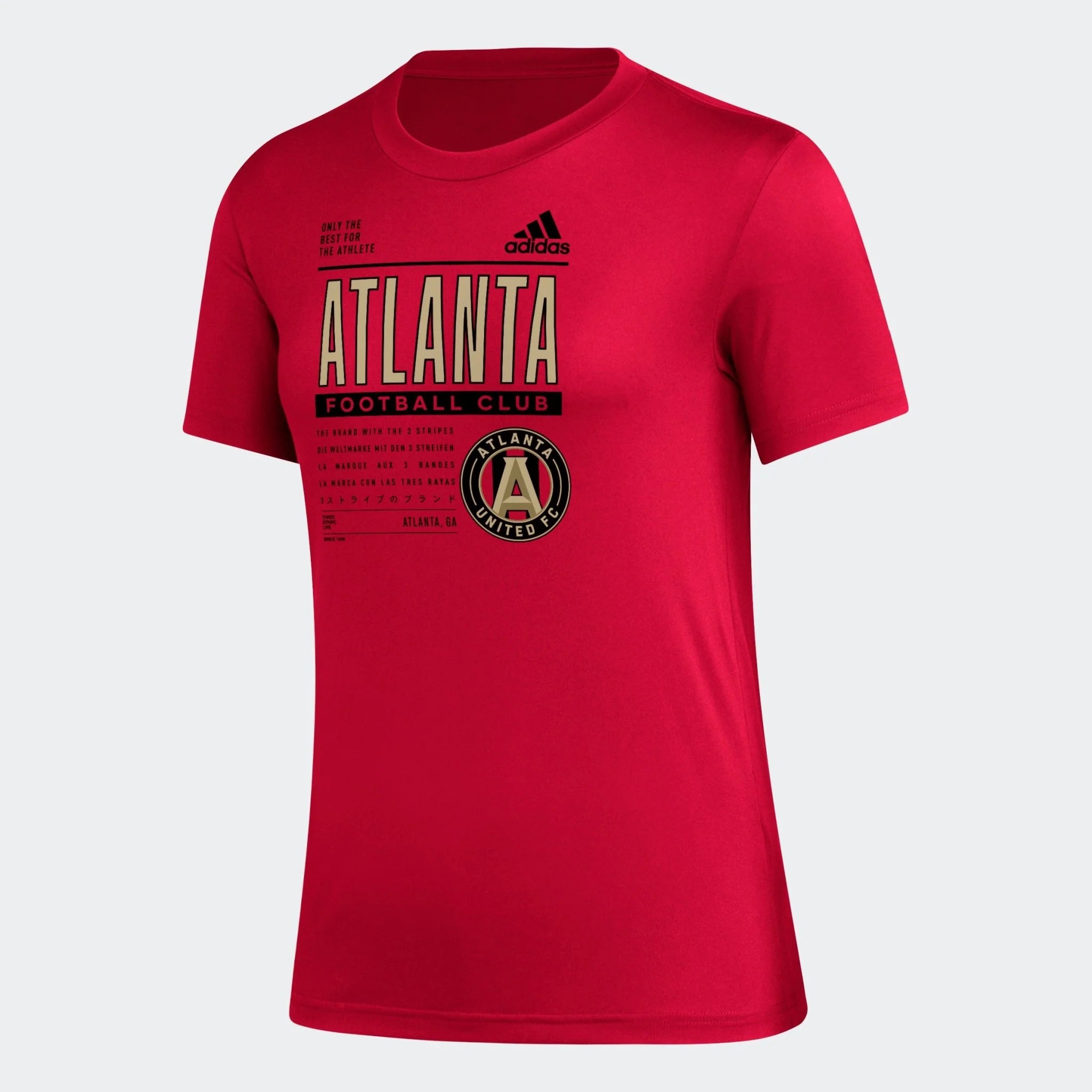 adidas Womens Atlanta United Pre Game Tee