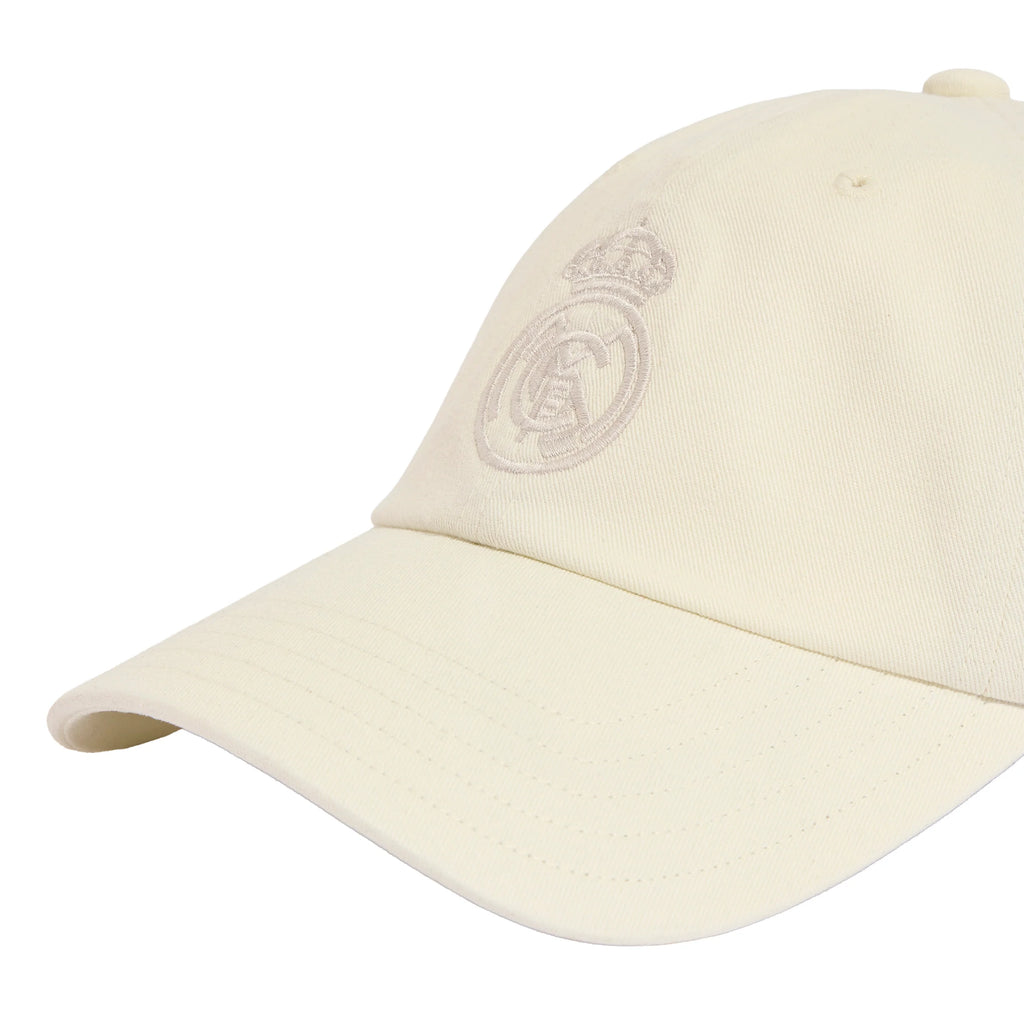adidas Real Madrid Dad Soccer Cap Ivory