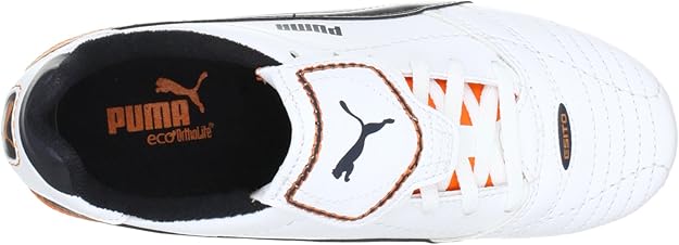 PUMA Esito Finale I FG Firm Ground Soccer Cleats White Navy Orange