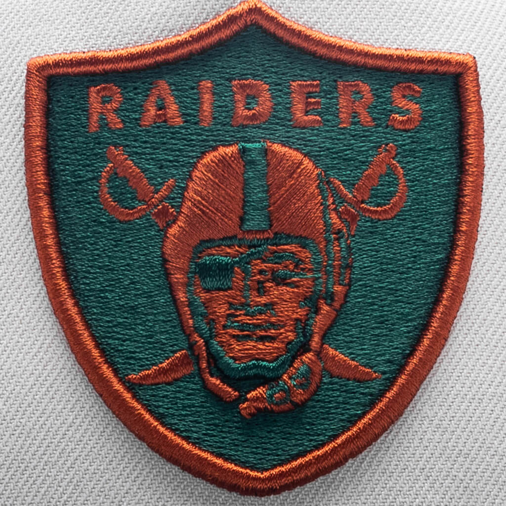 Feature x New Era 9Fifty A Frame Snapback Las Vegas Raiders Stone Emerald Green