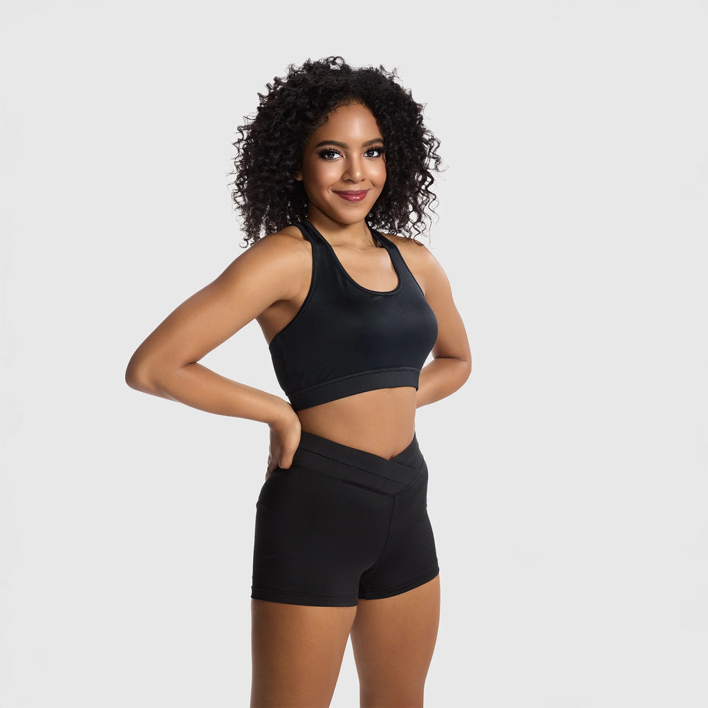 High V Waist Short