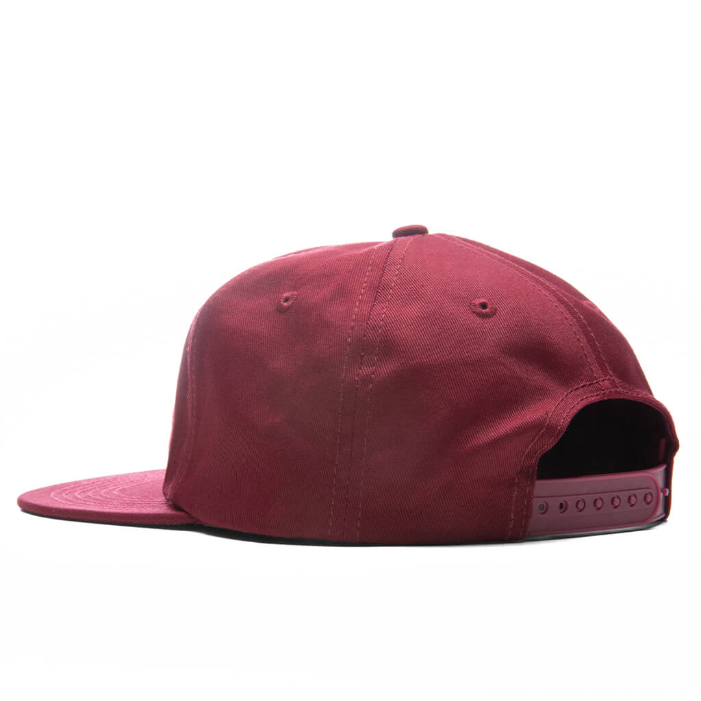 Prehistoric Twill Six Panel Hat Maroon
