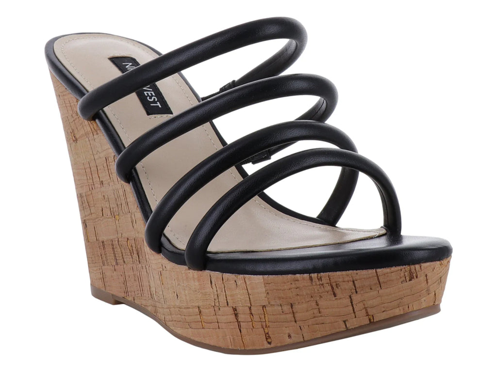 Sandalias Nine West Negro para Mujer