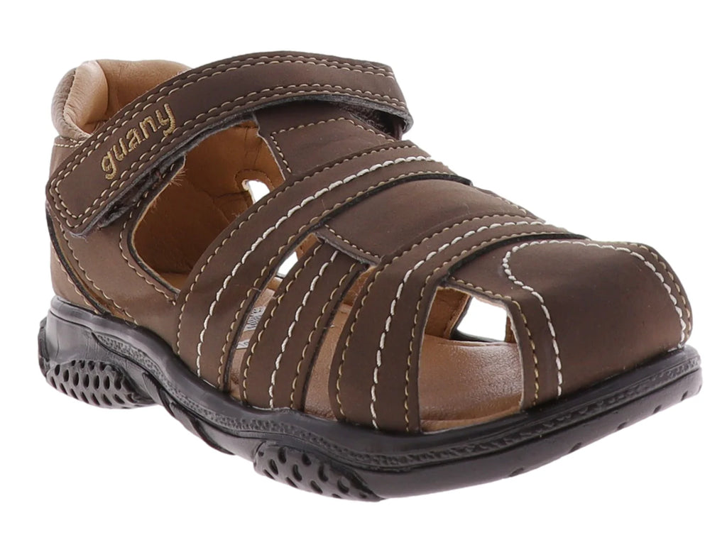 Sandalias Guany Color Chocolate para Niño