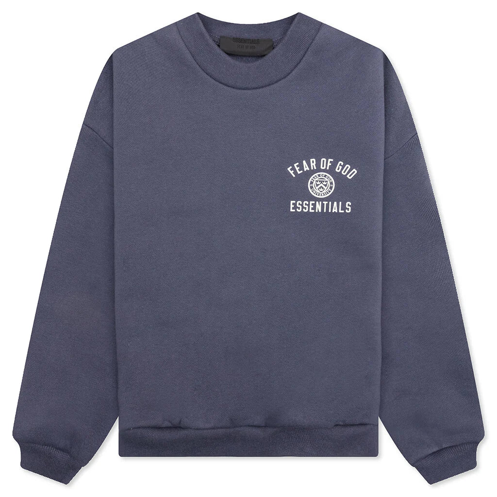 Kids Fleece Crewneck Marine