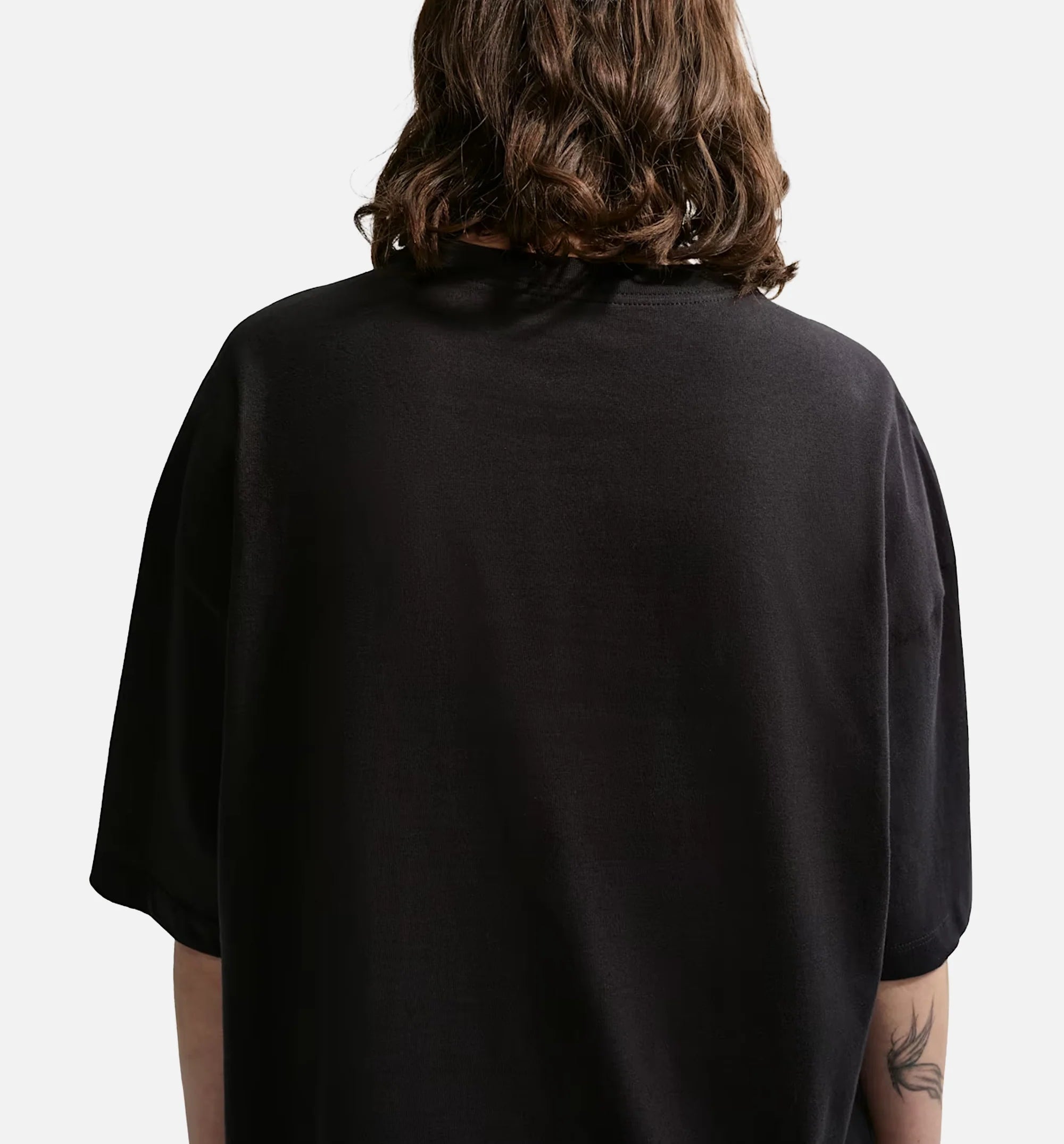 Sportswear Classic Oversized Womens Short Sleeve Shirt Black