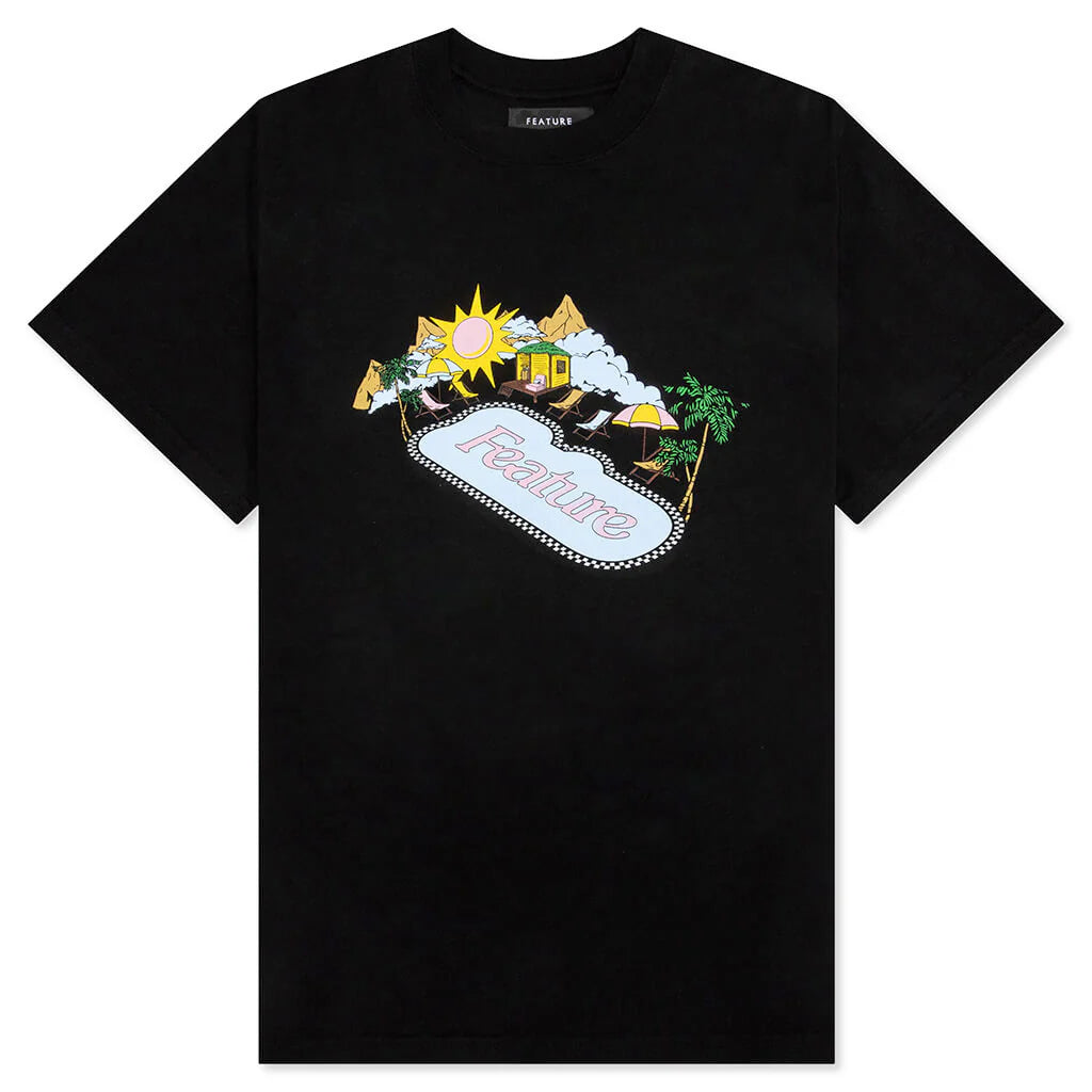 Poolside Tee Black