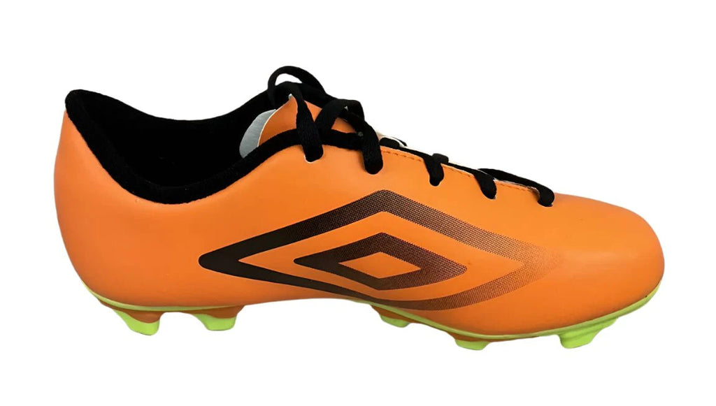 Umbro GT II Shield FG Youth Firm Ground Soccer Cleats Orange Lime