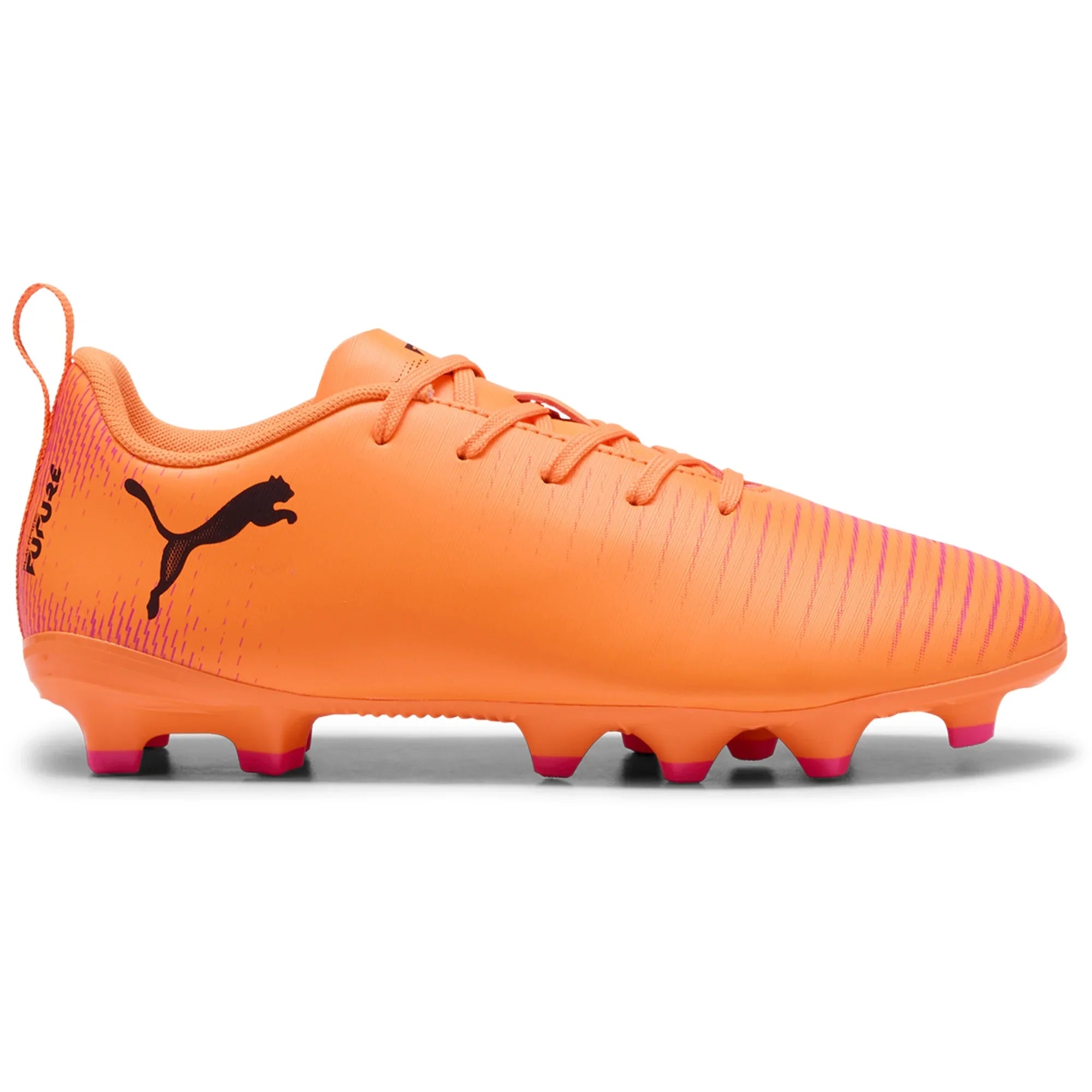 PUMA Future 8 Play FG AG Youth Soccer Cleats Orange Black