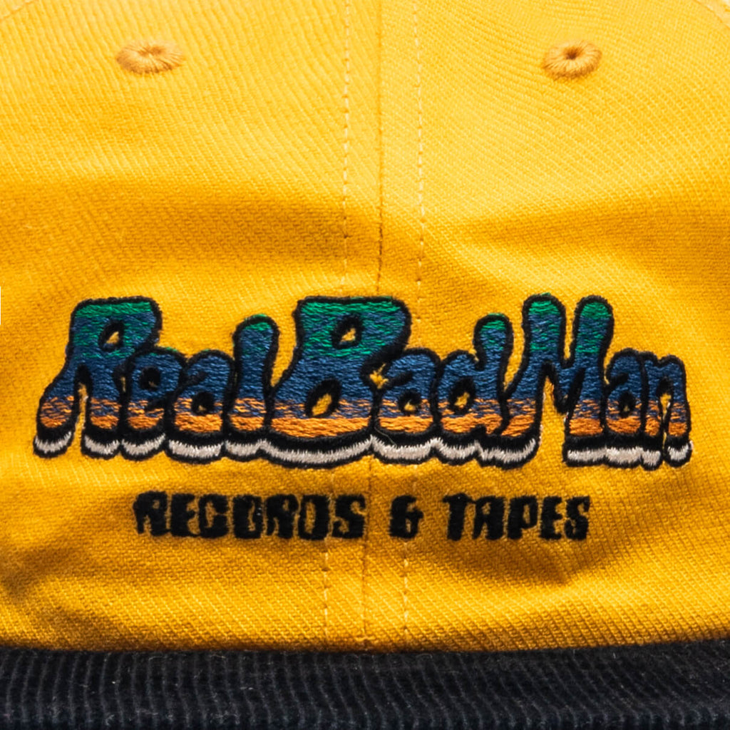 Records Tapes 6 Panel Cap Yellow