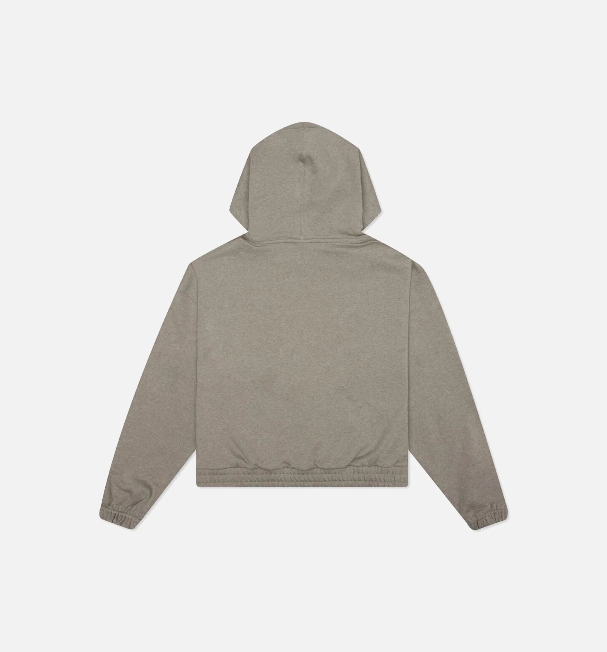 Esentials Fleece Hoodie Womens Hoodie Light Army Heather Saturn Gold