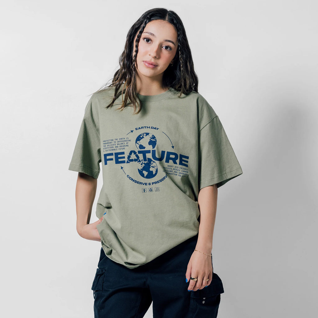 Sustained Earth Tee Oatmeal