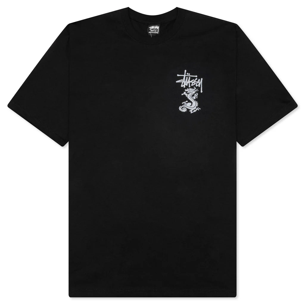 Double Dragon Pigment Dyed Tee Black