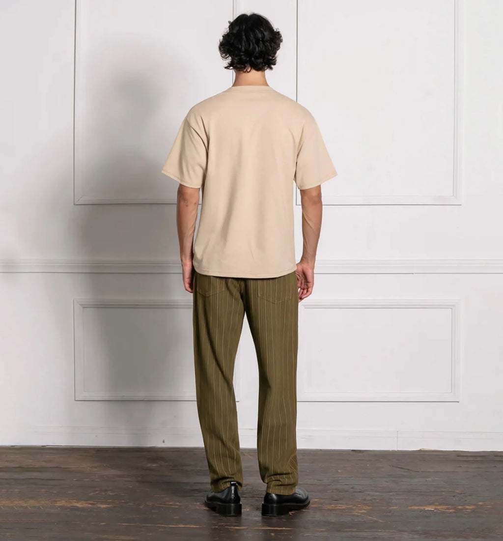 Pipe Tee Mens Short Sleeve Shirt Sand