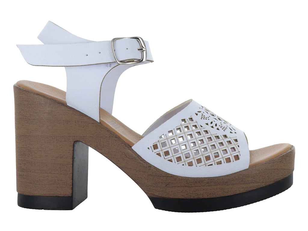 Sandalias Luna Rosa Blancas para Mujer
