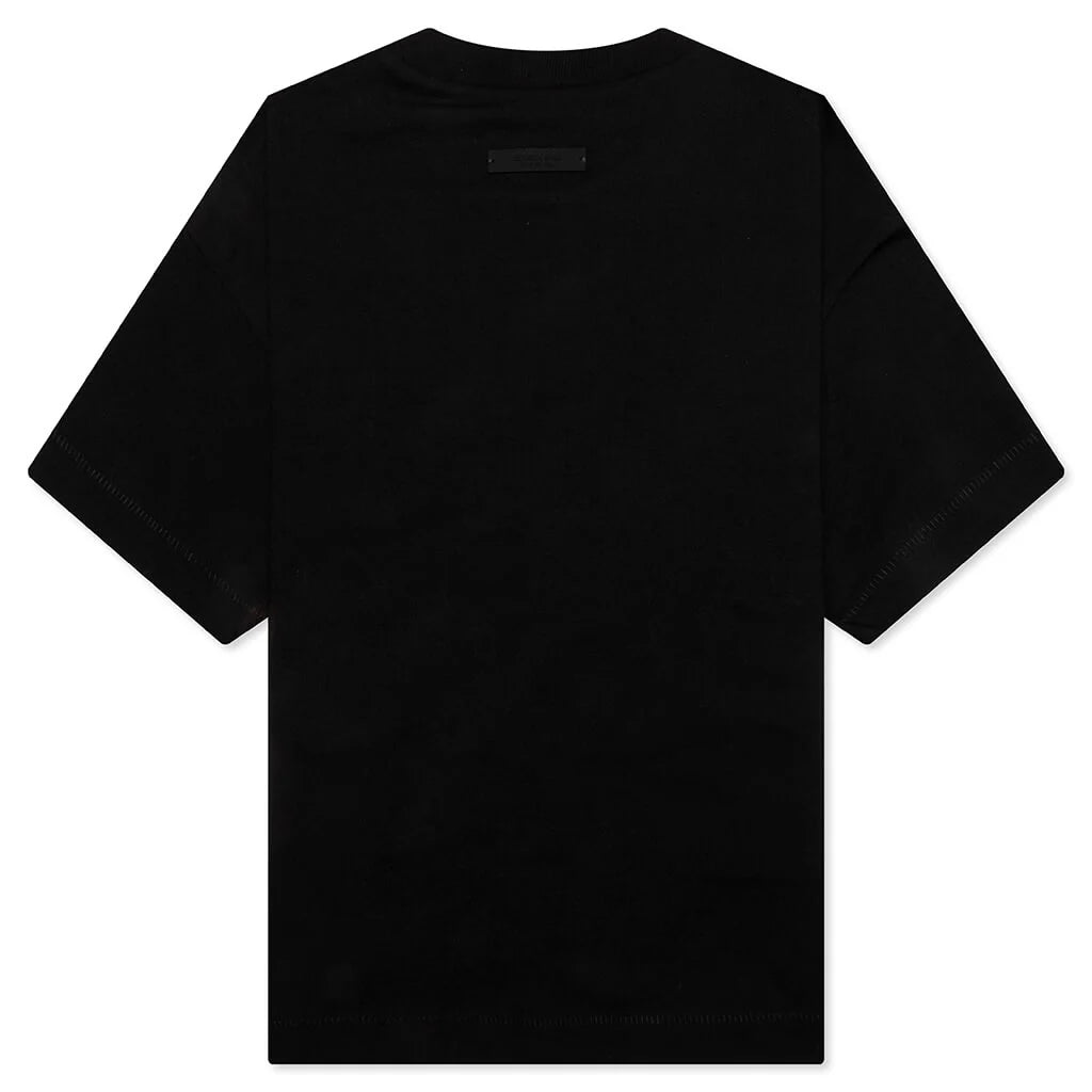 Kids Jersey Crewneck Tee Black