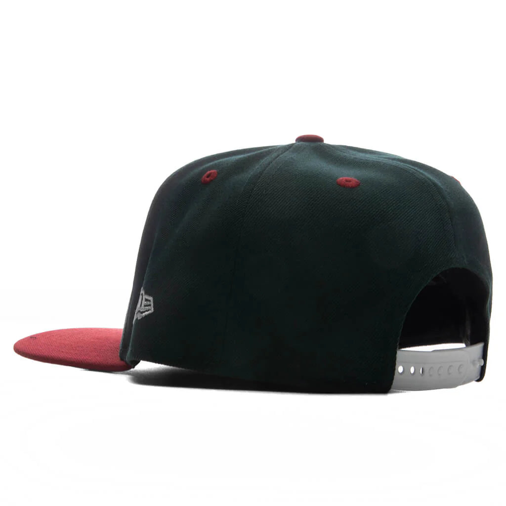 9FIFTY A Frame Curved Hardwood Classics Script Snapback Seattle Supersonics