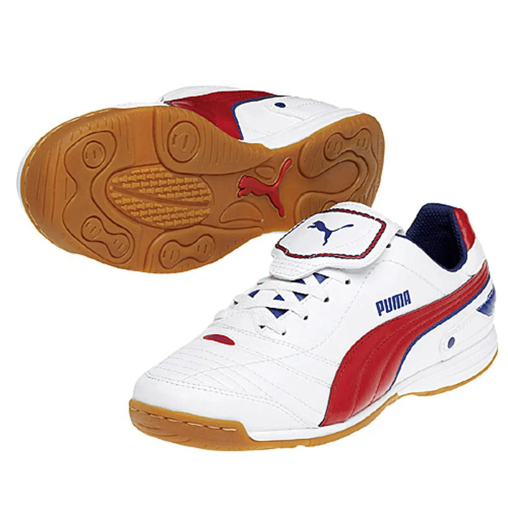 PUMA Esito Finale IT Indoor Soccer Shoes White Red Royal