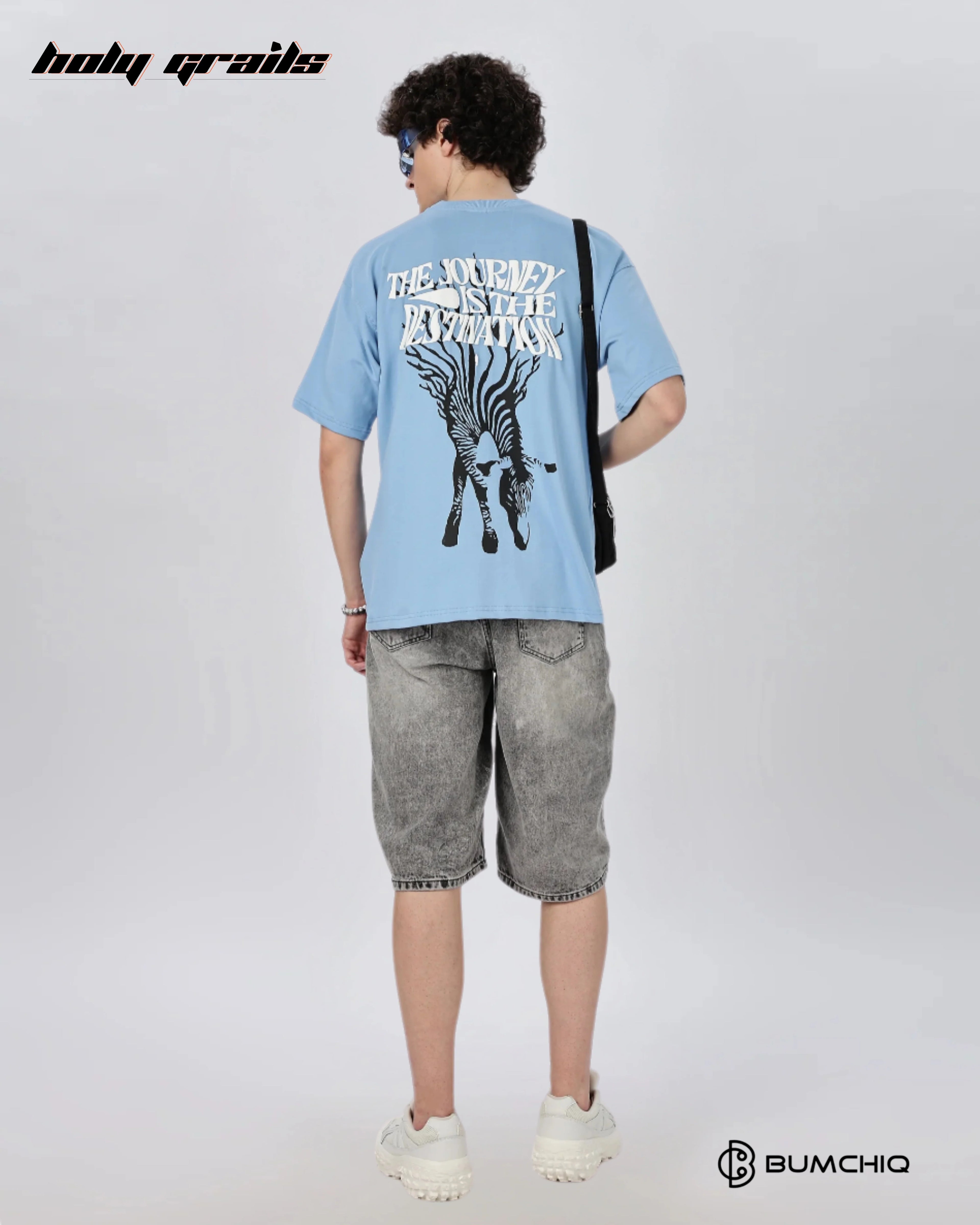 The Journey Blue Oversize Tee HG x Bumchiq