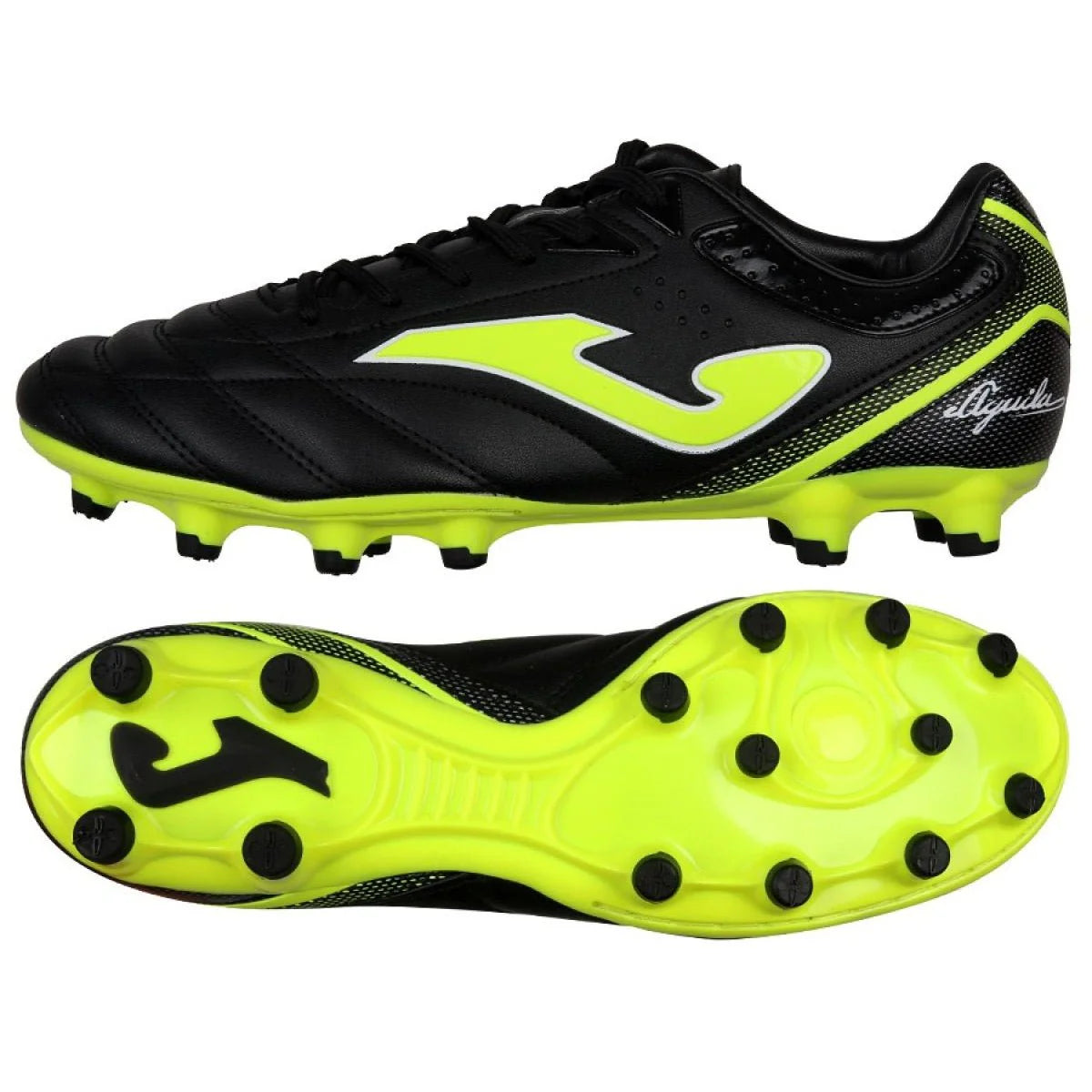 Joma Aguila 921 FG Firm Ground Soccer Cleats Black Flour