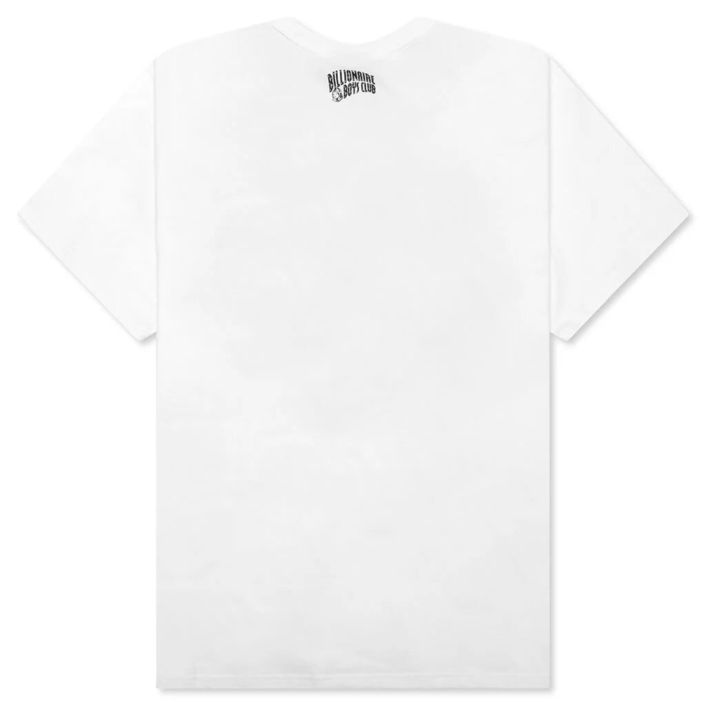 BB Crest S S Tee Bleach White