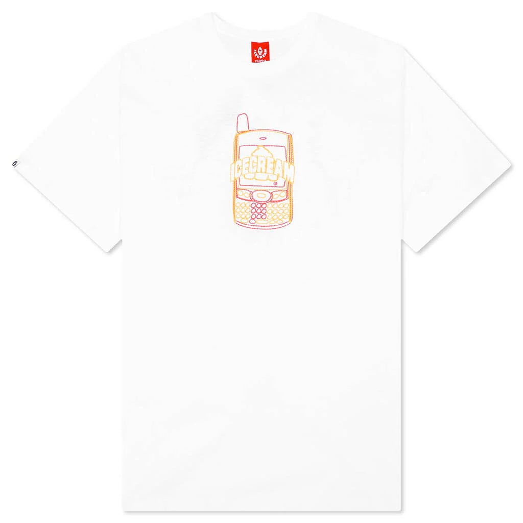 Chains S S Oversized Tee White