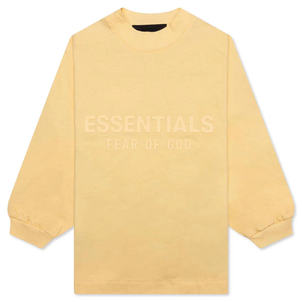 Kids L S Shirt Garden Yellow