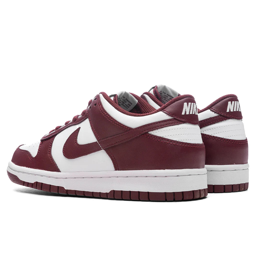 Dunk Low GS White Redwood Gym Red