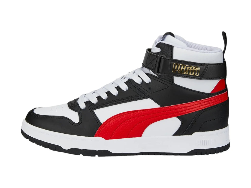 Tenis PUMA RBD Game Blanco Rojo y Negro para Hombre