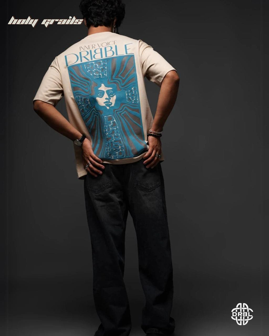 Elevated Echos Vanilla Beige Tee HG x DRBL