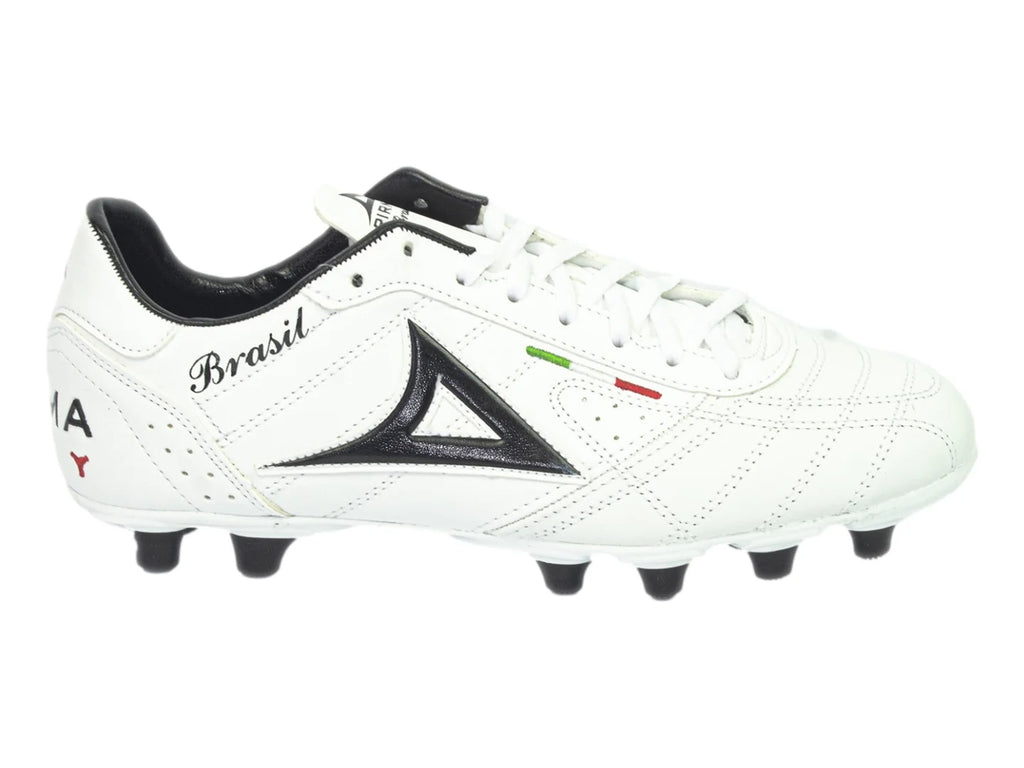 Tenis de Fútbol Pirma Brasil Blanco y Negro para Hombre