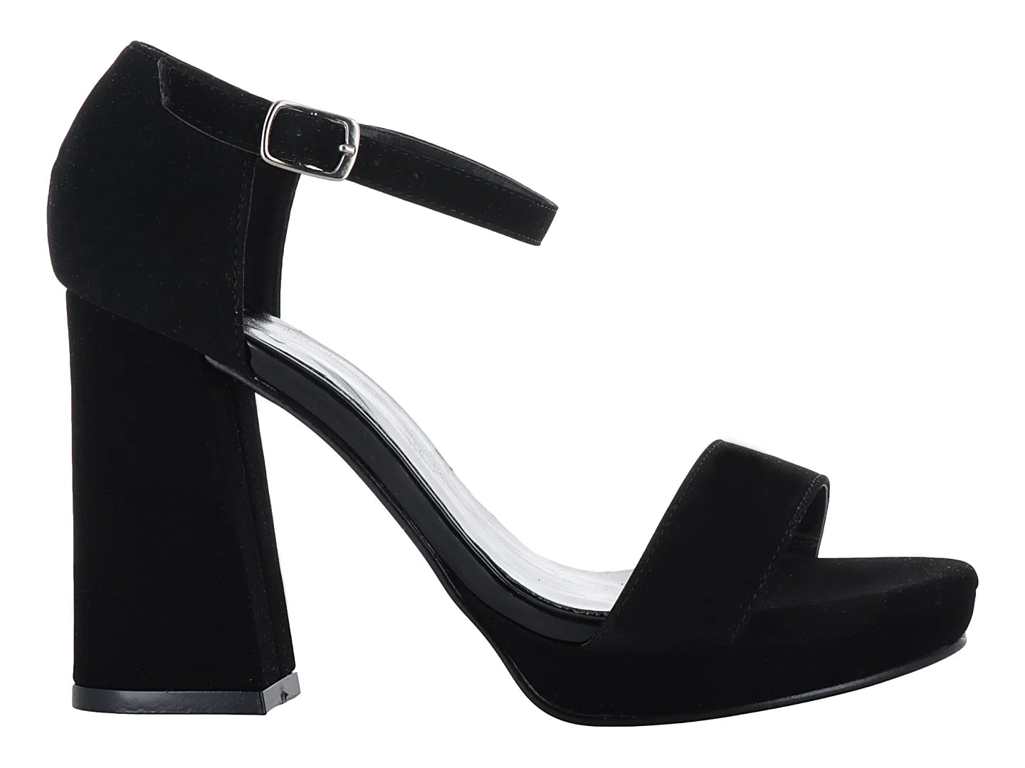 Sandalias de Tacón Clasben Negro para Mujer