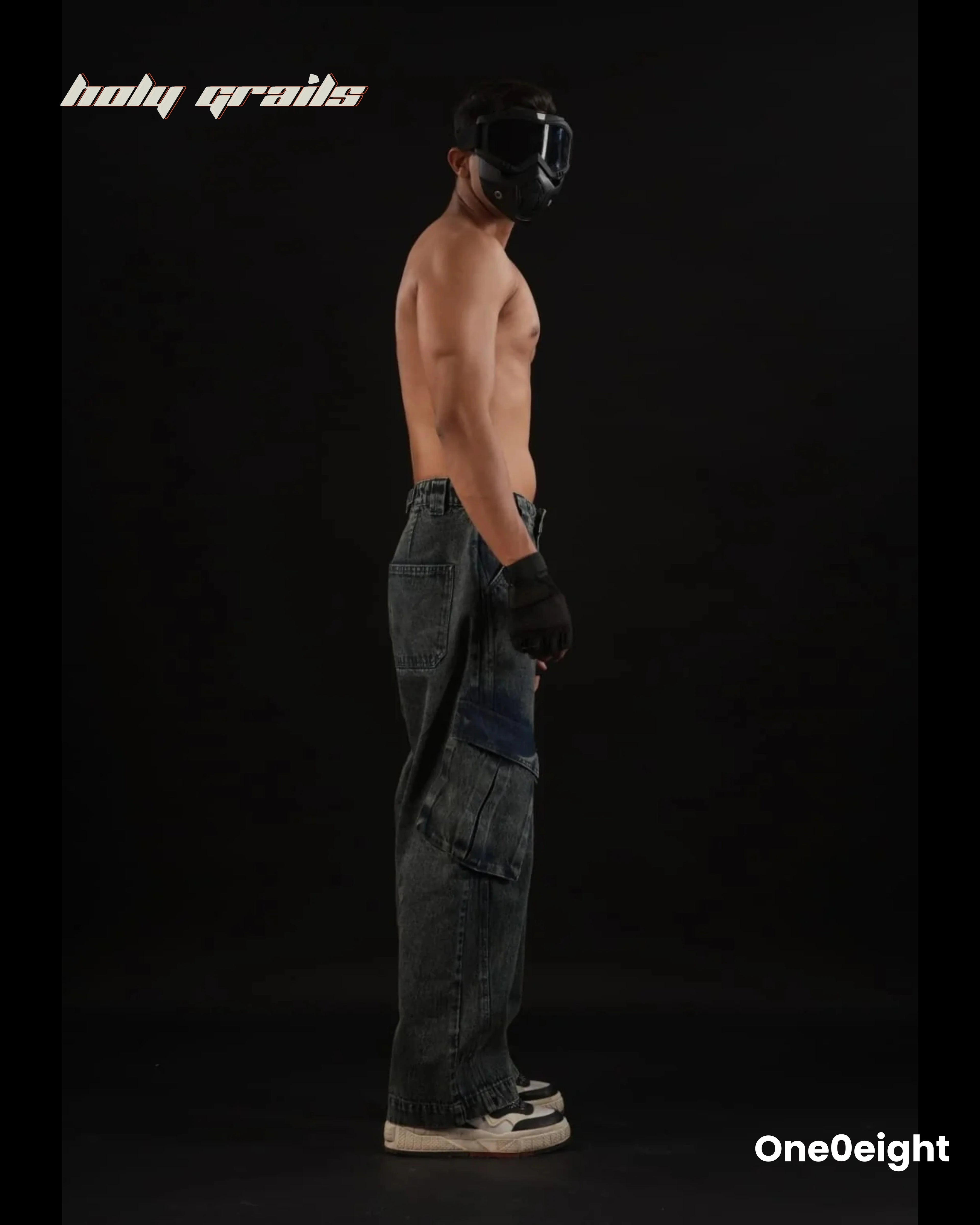Washed Havoc Utility Denim Pants HG x One0eight