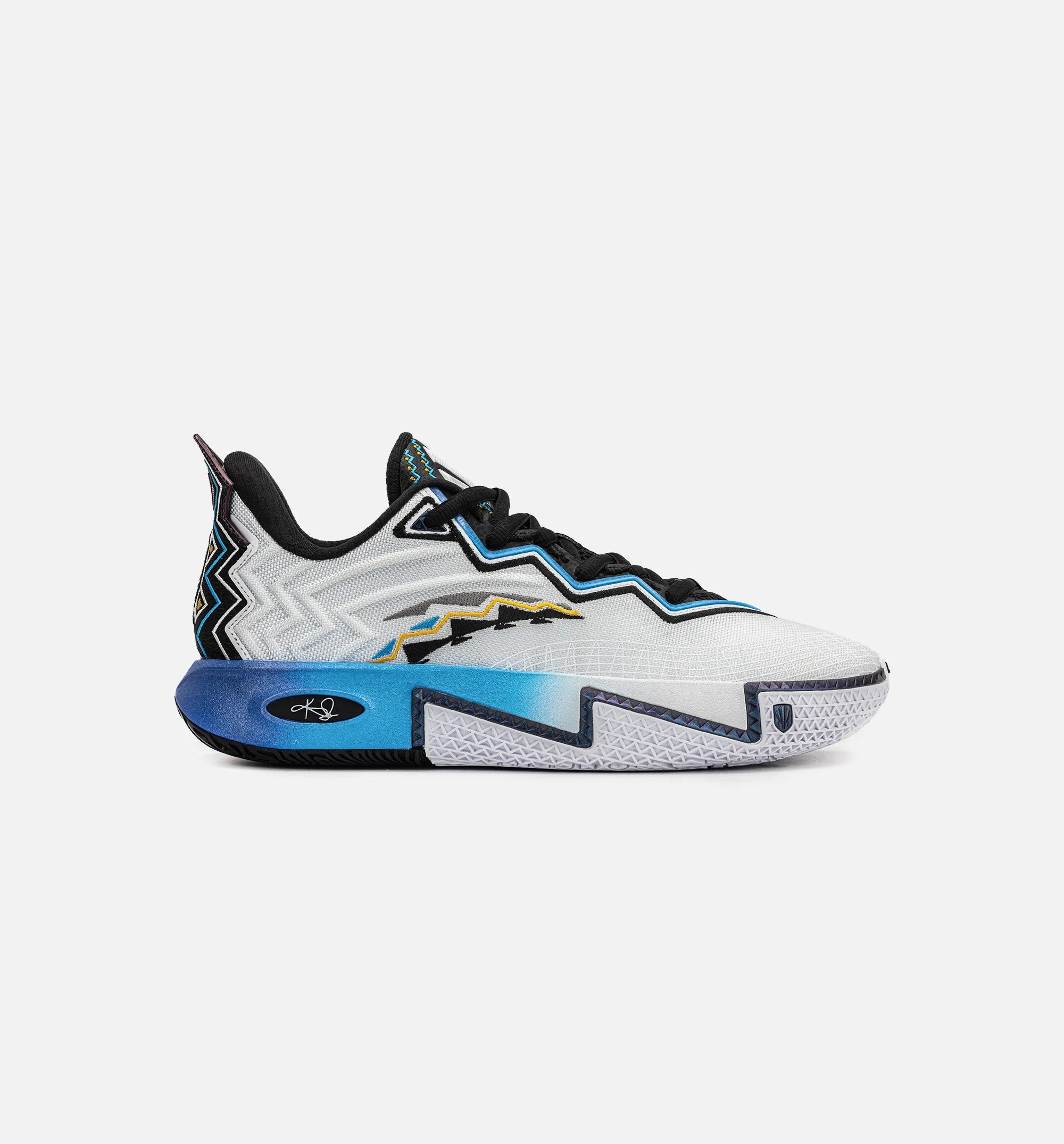 Kai 2 Dallas Mens Basketball Shoe White Gradient Blue