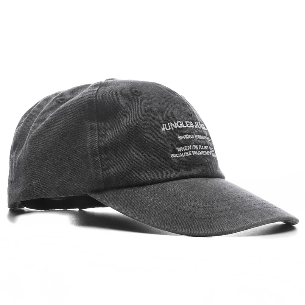Spring Summer Cap Washed Black