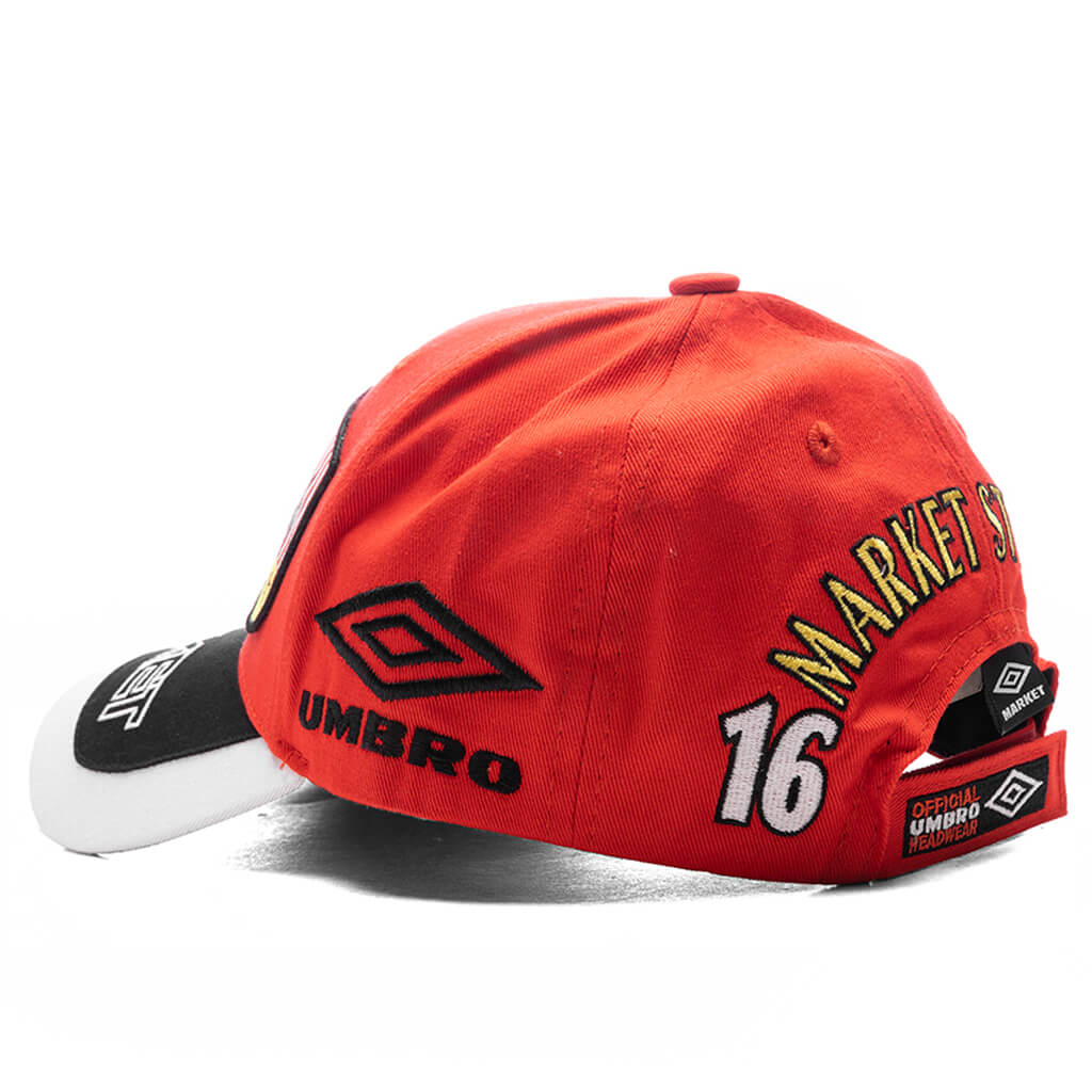 Umbro x Market Structure Adjustable Hat Vermillion